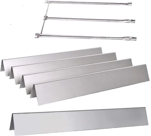 Miniatura 7 de GasSaf Barra saborizadora de 21.5 pulgadas y tubo de quemador de 27 pulgadas de repuesto para Weber Spirit E-210, S-200, S-210, E-210NG, Genesis