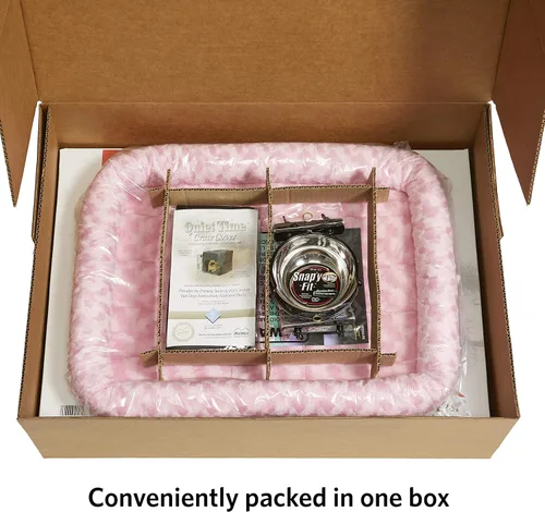 Miniatura 3 de MidWest Homes for Pets - Kit inicial Pink Fashion iCrate, paquete de jaula para perros pequeños de 24 pulgadas, incluye jaula, cama para mascotas, 2