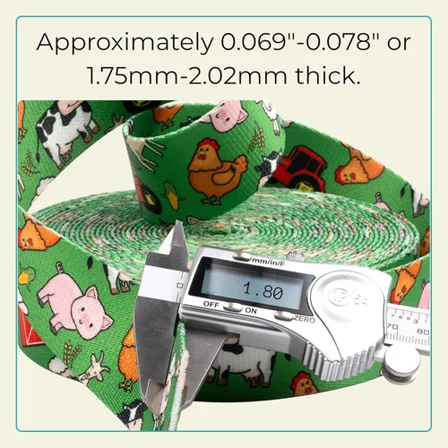 Miniatura 6 de Country Brook Design - Correas de poliéster Farm Life Y'all 1 1/2 pulgadas de ancho
