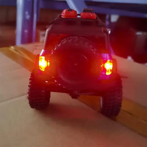 Miniatura 6 de RCLIONS Luces traseras LED rojas actualización para 1/24 Axial SCX24 AXI00006 Bronco RC Truck Car