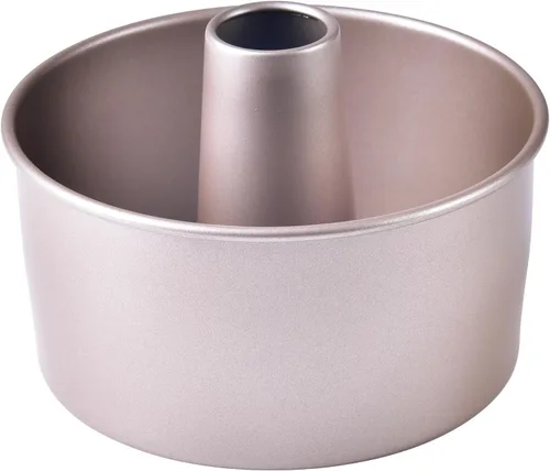 Angel Food - Molde para tartas, 6 pulgadas con parte inferior suelta extraíble, antiadherente, de gasa, para horno y hornear instantáneamente