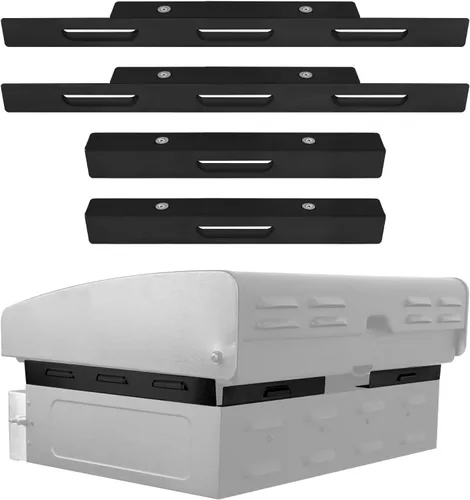 Miniatura 9 de Protectores de viento 2025 para plancha Blackstone de 17 pulgadas, accesorios de plancha Blackstone, pantalla de viento de acero inoxidable