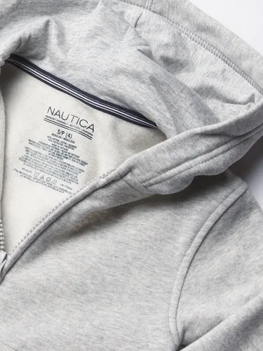 Miniatura 2 de Nautica Sudadera con capucha y cremallera completa de forro polar de manga larga para niño