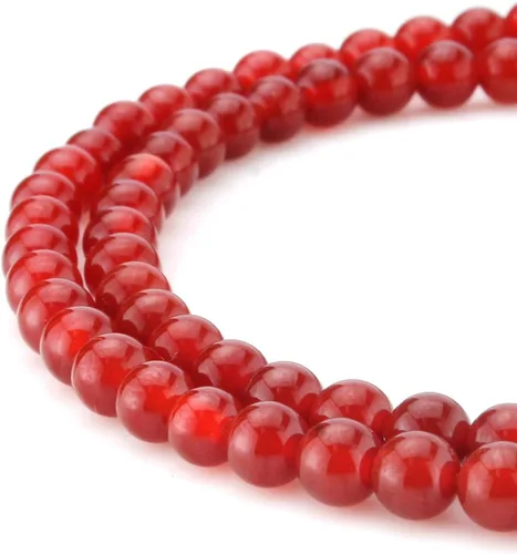 Miniatura 66 de Cuentas de ónix negro BEADNOVA con cuentas de cristal natural, piedras preciosas, redondas, sueltas, curativas de energía con cordón elástico de 01)
