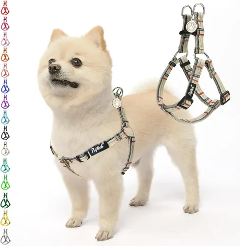Miniatura 53 de PUPTECK arnés para perro para no jalar, reflejante, ajustable, básico, de nailon, chaleco para cachorro, para caminar al aire libre con etiqueta