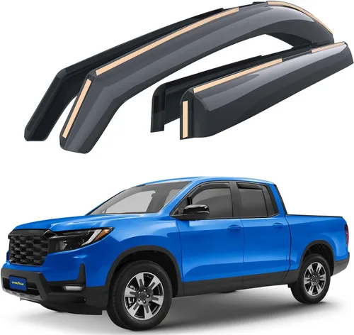 Miniatura 9 de Goodyear - Deflectores de ventana de canal irrompibles para Honda CR-V (CRV) 2012-2016, protectores para la lluvia, viseras para la ventana