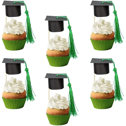 Miniatura 9 de Gyufise 1 decoración de pastel So Proud of You Black Glitter 2026 Decoración de pastel de fiesta de graduación You Did It, decoración de pastel