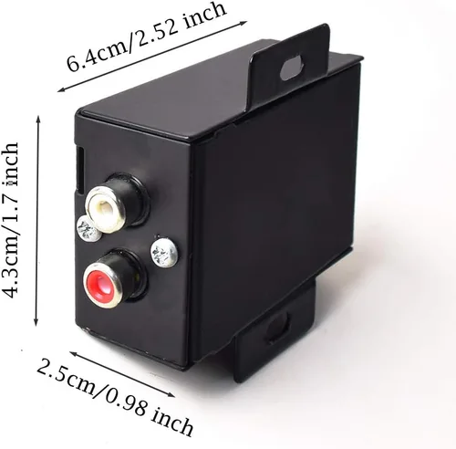Miniatura 2 de Aislador de ruido de audio para coche, filtro de radio, eliminador de ruido para auto, camión, barco, altavoces, amplificador, ecualizador, señal RCA