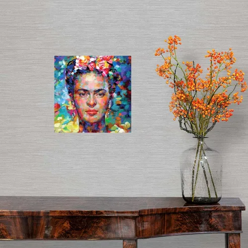 Miniatura 4 de CANVAS ON DEMAND Vinilo decorativo Frida Kahlo II, obra de arte