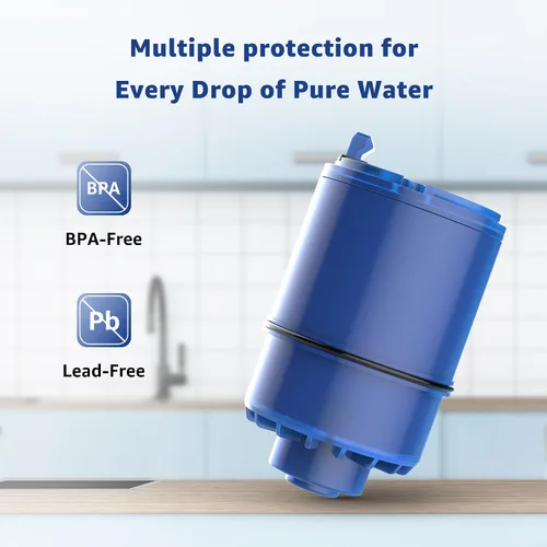 Miniatura 4 de Overbest Filtro de agua certificado NSF, repuesto para filtro de agua Pur® Faucet Pur®, modelo de grifo Pur®PLUS FM-2500V, FM-3700, PFM150W