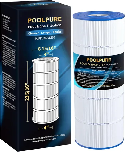 POOLPURE PLFPJANCS150 - Filtro de piscina que reemplaza a Jandy CS150, CCX1500RE, CC1500RE, X-Stream 150, R0462300, PJANCS150, Ultral-B3, Unicel