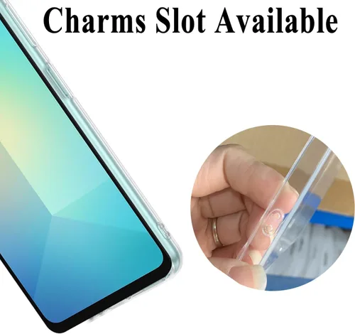 Miniatura 8 de Unov Funda diseñada para Galaxy A06 4G, funda transparente con [patrón antideslizante en relieve], protección delgada a prueba de golpes