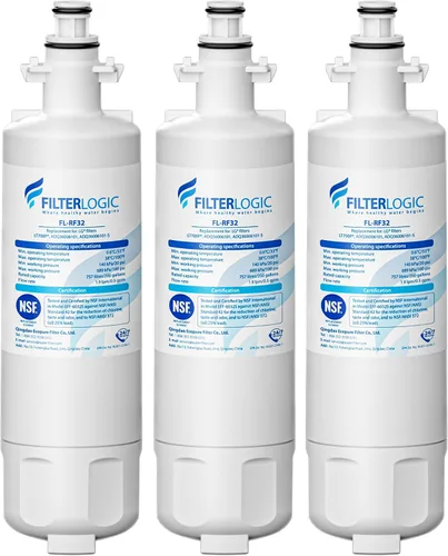 Filterlogic 469690 ADQ36006101 Filtro de agua para refrigerador, repuesto para LG® LT700P®, Kenmore® 9690, 46-9690, 469690, ADQ36006102, LT700PC,