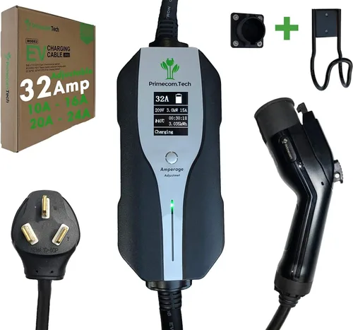 Miniatura 8 de Cargador Primecom de 32 amperios y 40 amperios de nivel 2, para vehículos eléctricos (EV), (240 V, 32 A/40 A), cargador de coche eléctrico NEMA