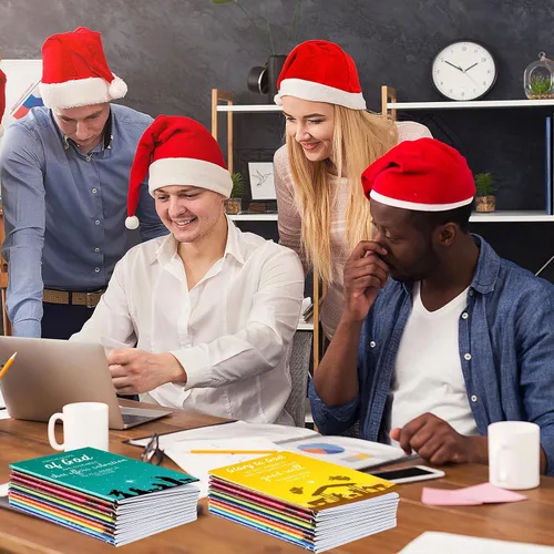 Miniatura 3 de Tenceur 30 piezas de mini bloc de notas de Navidad, tema de pesebre, regalos cristianos, cuaderno de Navidad, bloc de notas con versículos