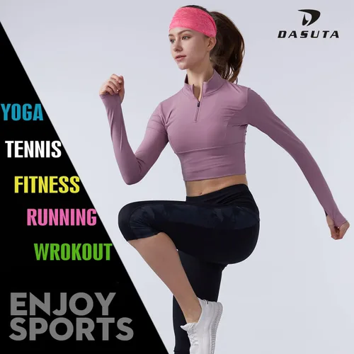 Miniatura 5 de Juego de 10 diademas deportivas para mujer, para yoga, deportes, correr, viajes, fitness, elásticas, transpirables, antideslizantes, multiusos