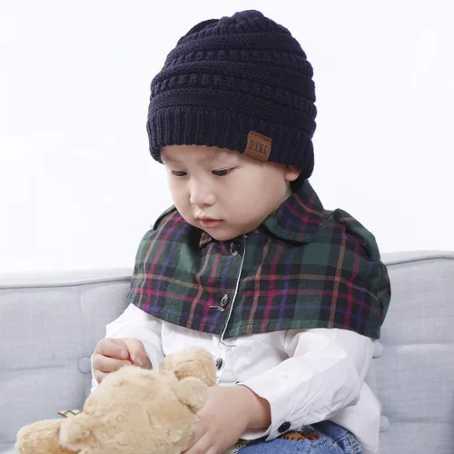 Miniatura 5 de Gorros de punto cálidos de invierno para niños y niñas, gorros suaves para bebés y niñas