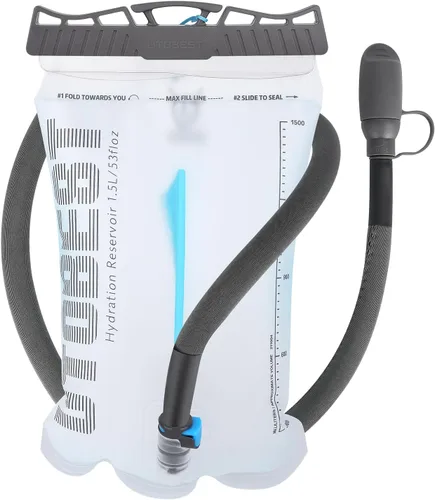 Miniatura 11 de UTOBEST Vejiga de hidratación, vejiga de agua de TPU, bolsa de agua para mochila de senderismo, sin BPA, apertura amplia, a prueba de fugas