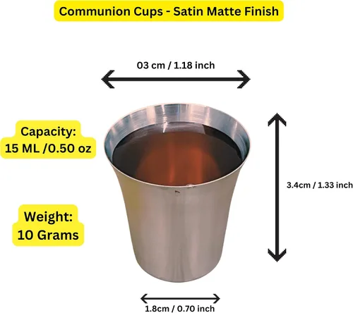 Miniatura 6 de Communion Ware - Juego de iglesia apilables, 2 bandejas de comunión con tapa y 2 platos de pan con tapa, 80 tazas incluidas, ideal para iglesias