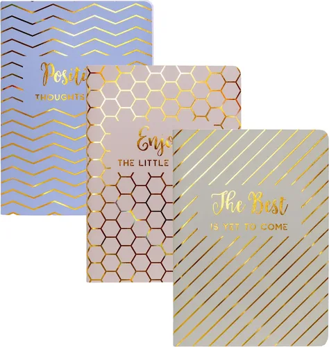 Miniatura 9 de Pukka Pad Bloom B6 - Libros de ejercicios cosidos, 6.9 x 4.9 pulgadas, paquete de 3 diseños florales surtidos