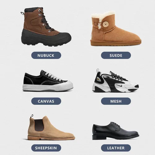 Miniatura 6 de Kit de limpiador de zapatos, kit de limpiador de zapatos de gamuza con limpiador de zapatos, resistente al agua, cuidado de zapatos para gamuza