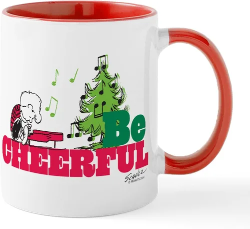 Miniatura 14 de CafePress Peanuts Gang Christmas Taza de Café de Cerámica de 11 oz (325 ml)