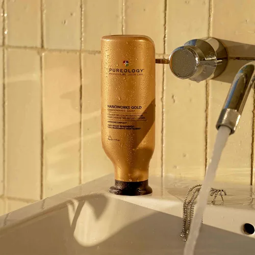 Miniatura 6 de Pureology Nanoworks Gold Acondicionador Para cabello muy seco y teñido Restaura y fortalece el cabello Sin sulfatos Vegano