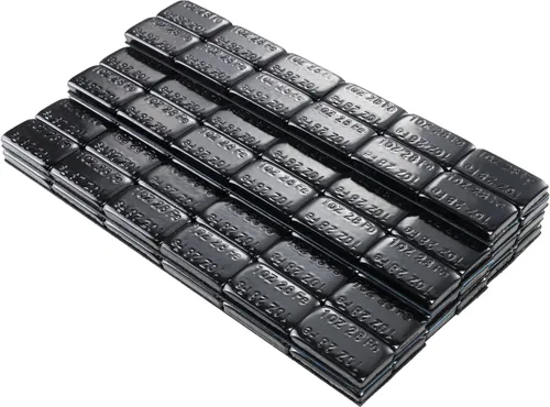 Miniatura 4 de 1 oz (28 g), 15 piezas, negro, peso adhesivo para ruedas tipo stick-on (WW-100RB15)