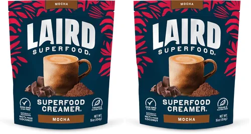 Miniatura 28 de Laird Superfood Creamer - Crema en polvo sabor a cacao, 8 onzas
