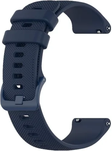 22mm Watch Band Compatible with Garmin vivoactive 4/Venu 2,Sport Strap Silicone Replacement Band for Polar Vantage M Azul oscuro