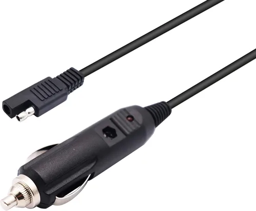 Miniatura 3 de Cable de encendedor de cigarrillos SAE, enchufe macho de encendedor de cigarrillos de 12 V a SAE de 2 pines, conector de desconexión rápida