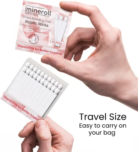 Miniatura 9 de Styptic - Accesorios para afeitado (4 paquetes, 80 varillas) detiene el sangrado para raspaduras de afeitar y cortes menores para hombres y mujeres
