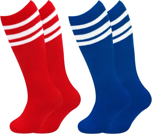 Miniatura 4 de Calcetines de fútbol para niños, calcetines de fútbol para niñas, calcetines de fútbol para niños, calcetines de tubo con rayas para niños pequeños