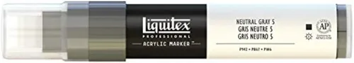 Miniatura 96 de Rotuladores de pintura Liquitex Professional, de punta ancha, Verde fosforescente, 8mm Verde fluorescente
