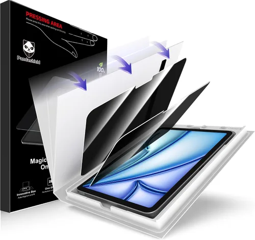PandaShield Paquete de 2 protectores de pantalla de privacidad de fácil instalación para iPad Air [11 pulgadas] M4/M3/M2 (2026/2025/2024),