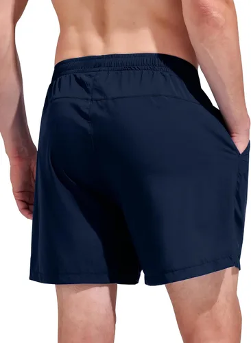 Miniatura 5 de Aleture Men's 5" Running Shorts Quick Dry Athletic Workout Gym Shorts with Pockets