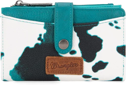 Miniatura 33 de Wrangler - Billetera para mujer con tarjetero plegable, cierre y ventana para identificación