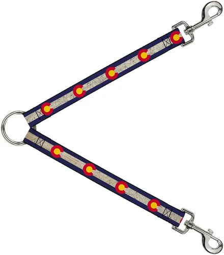 BUCKLE-DOWN dls-w35533 correa splitter-colorado flags2 repetir Vintage, 1" W-30 "L