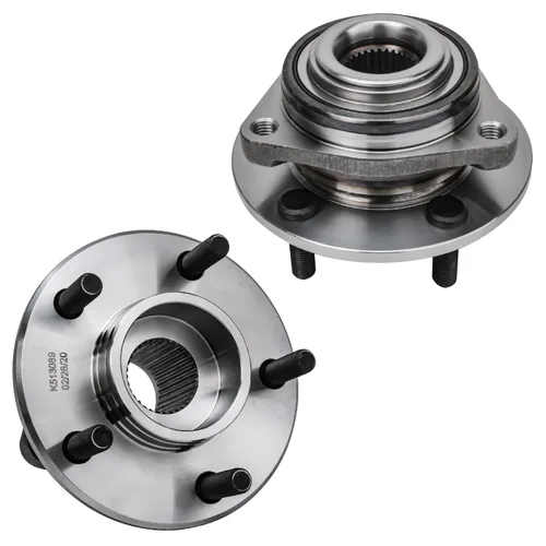 Miniatura 15 de Detroit Axle - 2 Cubos de Cojinetes de Rueda Delantera para Dodge Ram 1500 2009-2011, Conjunto de Cojinetes de Rueda y Cubos 2010, Par de Cubos