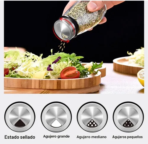Miniatura 4 de Organizador giratorio de especias para encimera, organizador de torre de almacenamiento de especias giratorio con 12 frascos vacíos, estante
