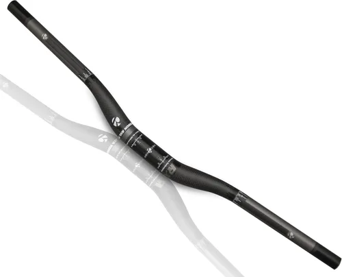 Miniatura 9 de Manillares de carbono, manillares de bicicleta de montaña, barras elevadoras 31.8mm 3K mate brillante 680mm 700mm 720mm 740mm 760mm manillares MTB