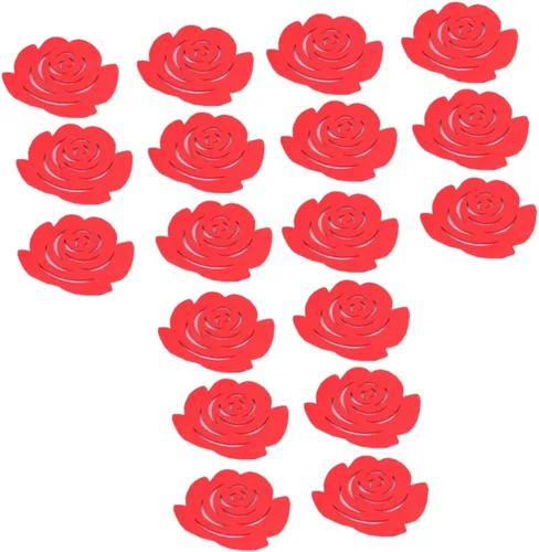 Posavasos de fieltro, 18 unidades, decoración de banquetes, tazas para fiestas, manteles individuales para bebidas, no tejidos, posavasos de boda,