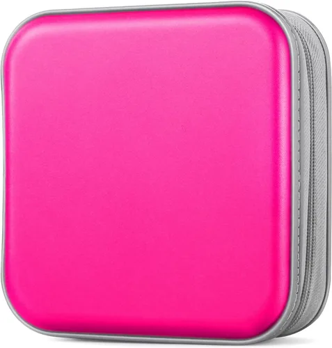 Miniatura 7 de Estuche para CD/DVD, 48 Capacidad, Negro, Plástico, Portátil, Ligero