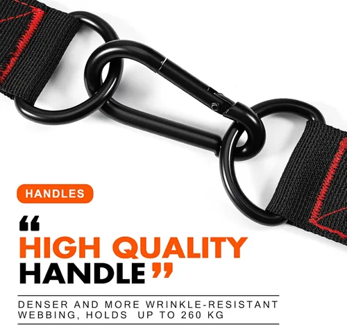 Miniatura 7 de HPYGN Mango de ejercicio, equipo de fitness de repuesto para pilates, yoga, entrenador de fuerza, gimnasio en casa extraíble, rojo, gris, azul mango