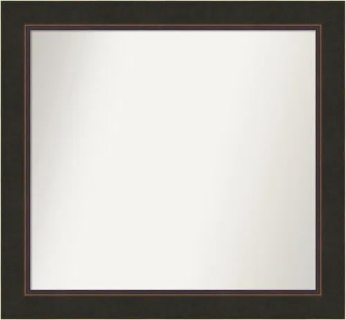 Miniatura 216 de Amanti Art Espejo personalizado, espejo de baño de bronce Milano, espejo de pared o espejo de tocador de baño sobre el fregadero