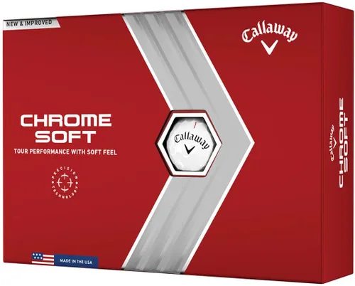 Miniatura 6 de Callaway Pelotas de golf suaves cromadas 2022 (True Track (rojo/azul)