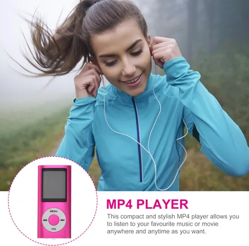 Miniatura 7 de POPETPOP Reproductor digital compacto con pantalla portátil de música y visor de fotos Puerto USB Diseño ligero Rosa