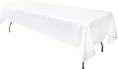 Miniatura 26 de GEFEII Servilletas de tela de poliéster sólido de 18 x 18 pulgadas para cocina, mantel rectangular cuadrado redondo para bodas, fiestas