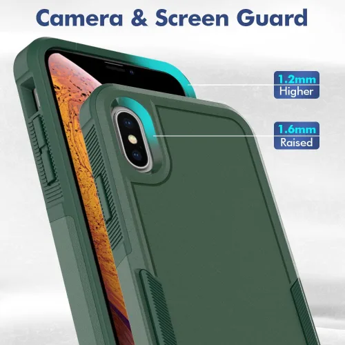 Miniatura 164 de Jeylly Funda para iPhone SE/Funda para iPhone 5S, Exterior de Plástico Duro que Absorbe Golpes + Interior de Silicona de Goma Defensor contra