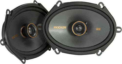 Miniatura 12 de Par de altavoces coaxiales KICKER 51KSC404 KS-Series de 4 pulgadas con tweeters de 1.27 cm, 4 ohmios